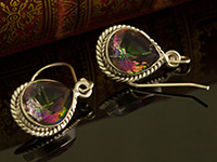 Mystic Topaz Earrings in Sterling Silver